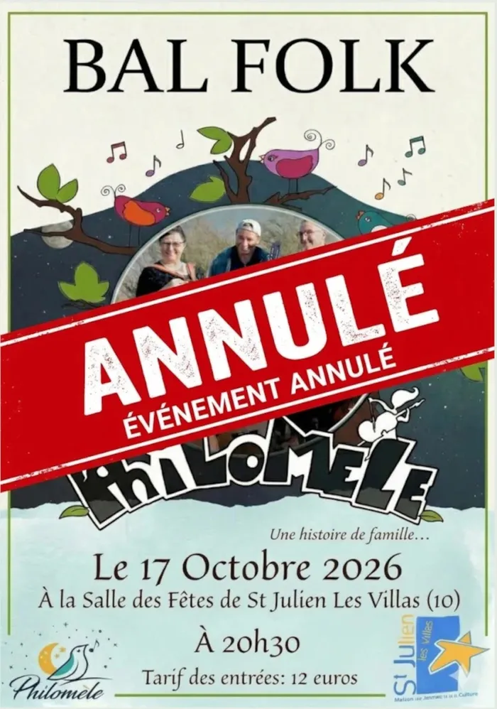Illustration de l'événement : ANNULATION du Bal Folk avec Philomèle