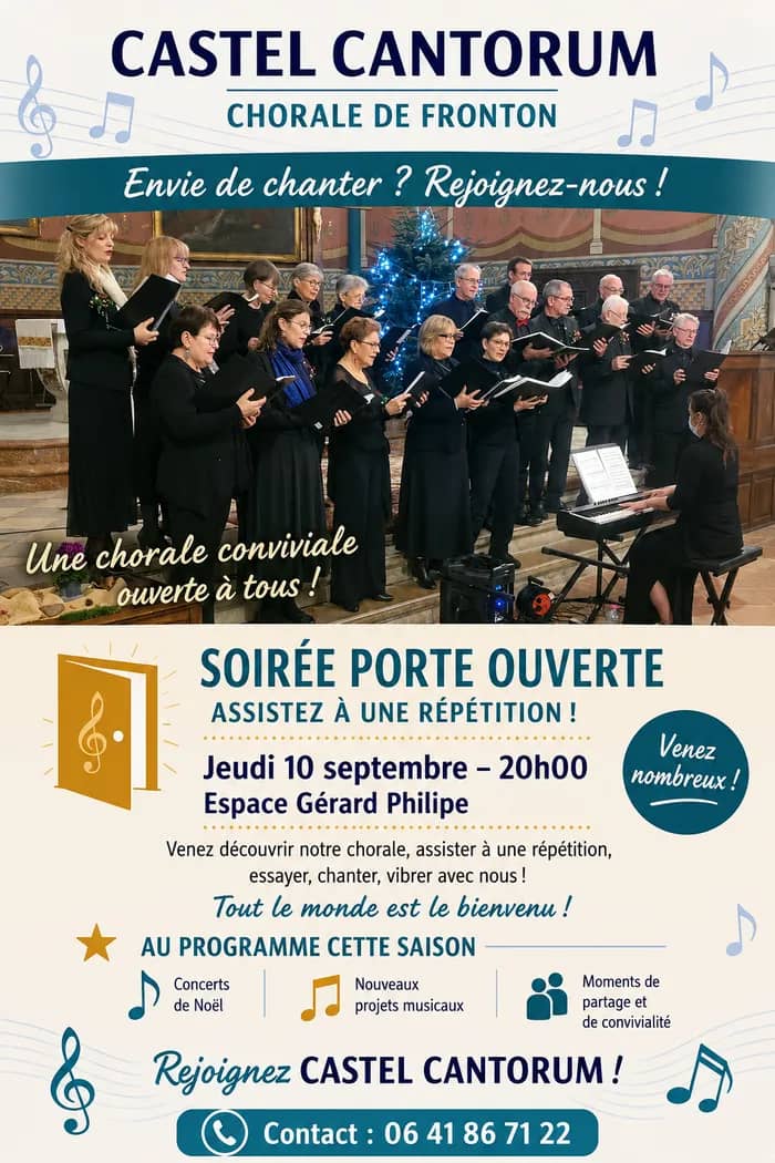 Illustration de l'événement : Activités de la chorale Castel Cantorum