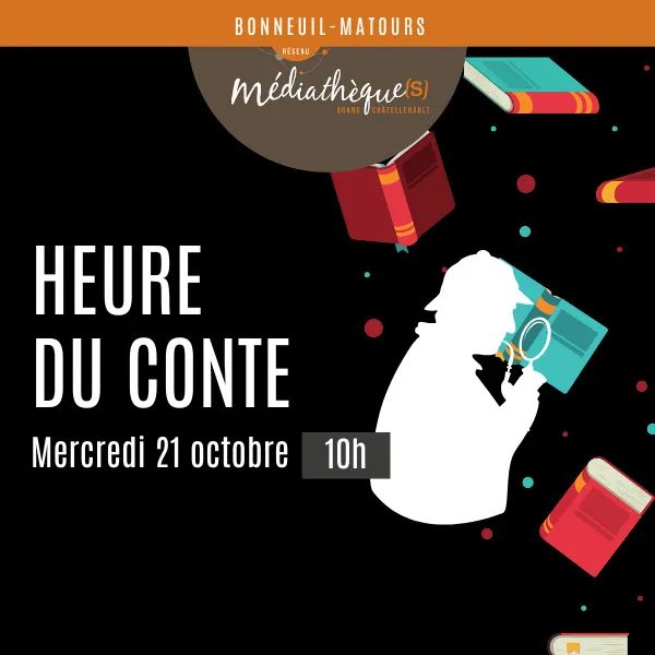 Illustration de l'événement : Heure du conte spéciale enquêtes