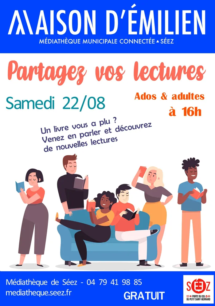 Illustration de l'événement : Partage de lectures