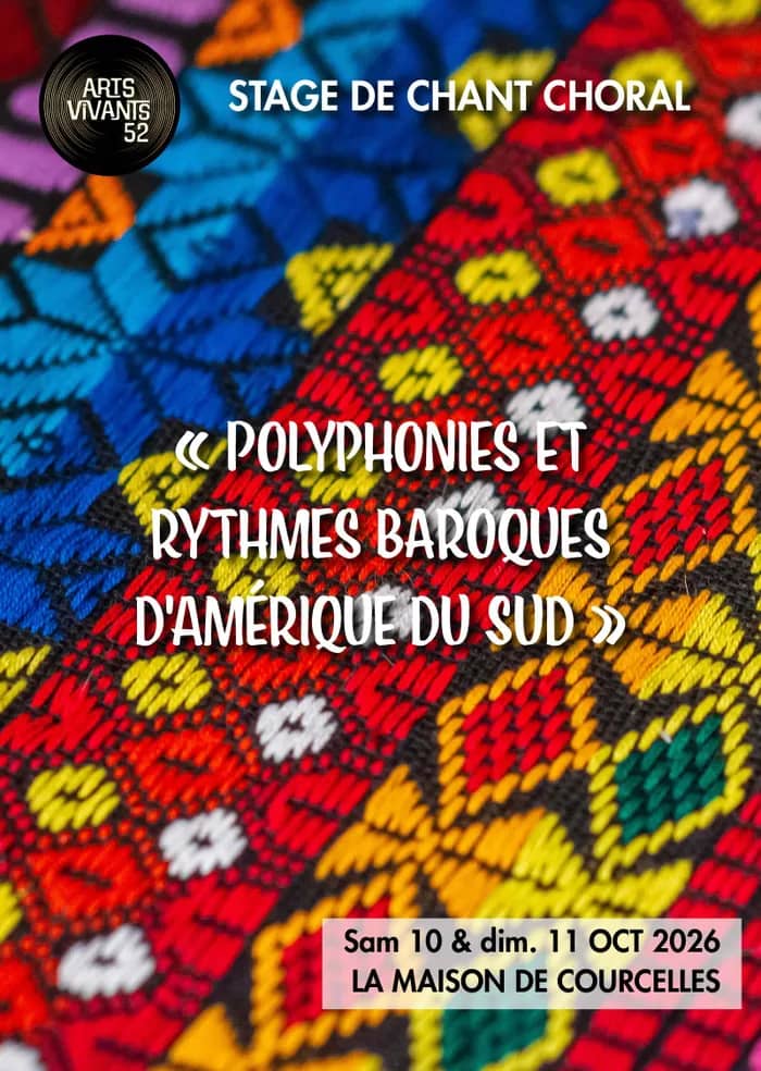 Illustration de l'événement : Stage « Polyphonies et rythmes baroques d'Amérique du Sud »