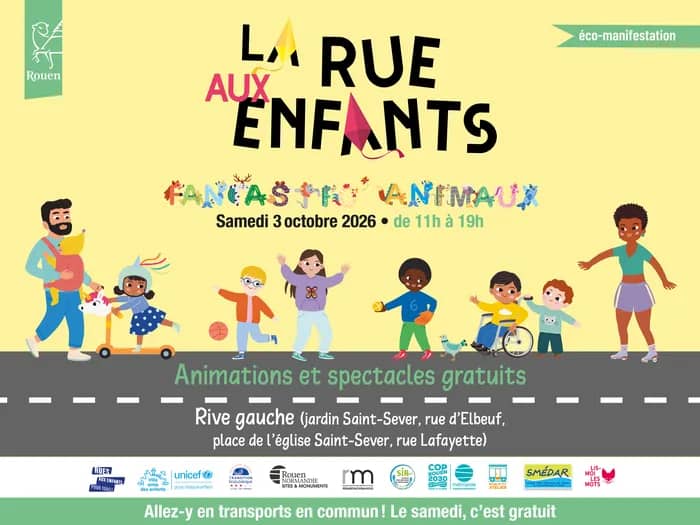 Illustration de l'événement : Semaine du Développement Durable – La Rue aux enfants « Fantastic’Animaux »