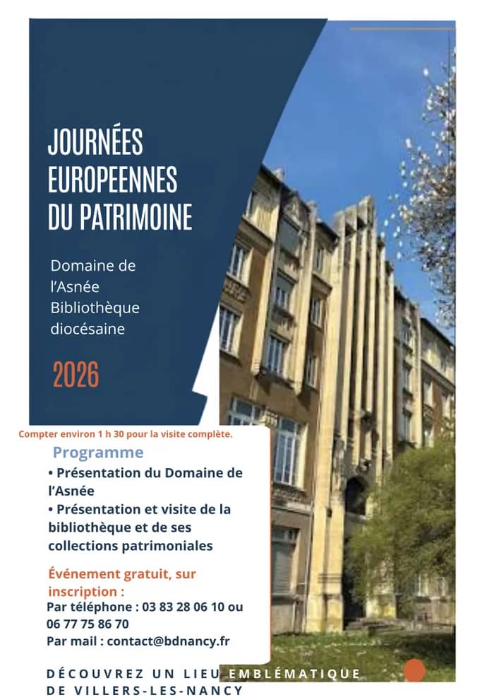 Illustration de l'événement : Visite de la bibliothèque diocésaine de Nancy