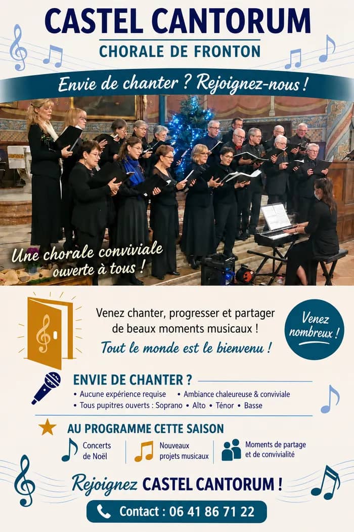 Illustration de l'événement : Activités de la chorale Castel Cantorum