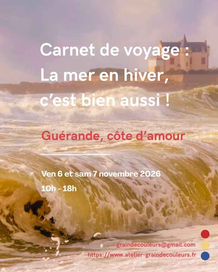 Illustration de l'événement : Carnet de voyage - La mer en hiver