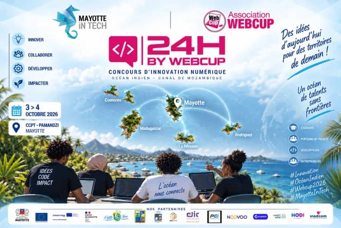 Illustration de l'événement : 24H BY WEBCUP 2026 : LES INSCRIPTIONS SONT OUVERTES À MAYOTTE !