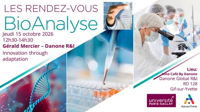 Illustration de l'événement : 46ème Rendez-Vous BioAnalyse Paris Saclay: Innovation through adaptation: Leveraging a commercial solution for analytical and health challenges
