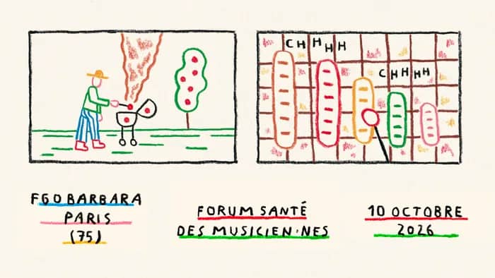 Illustration de l'événement : Forum Santé des musicien·nes