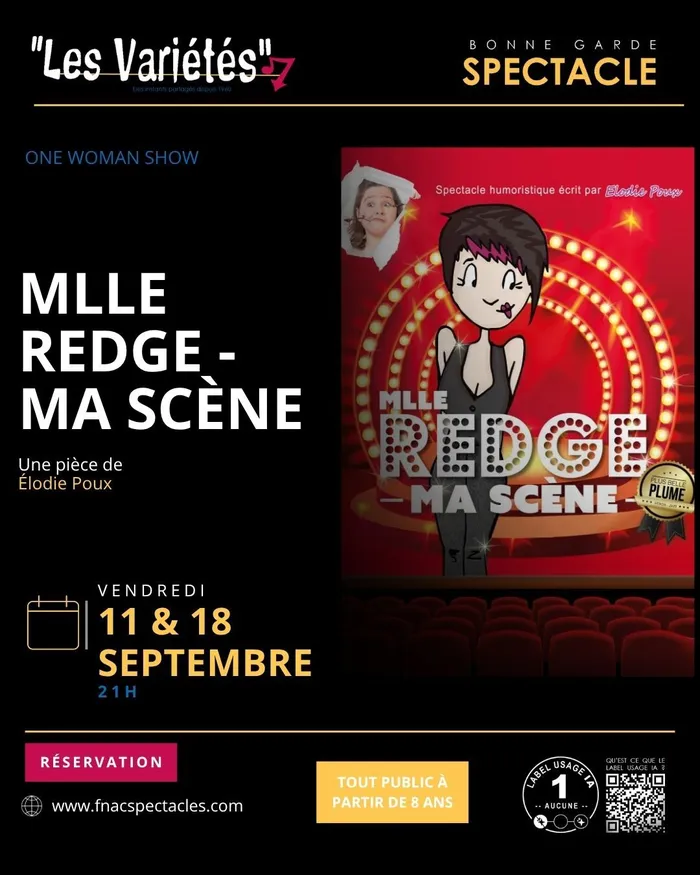 Illustration de l'événement : Mlle Redge - Ma scène