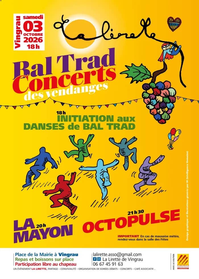 Illustration de l'événement : bal trad des vendanges