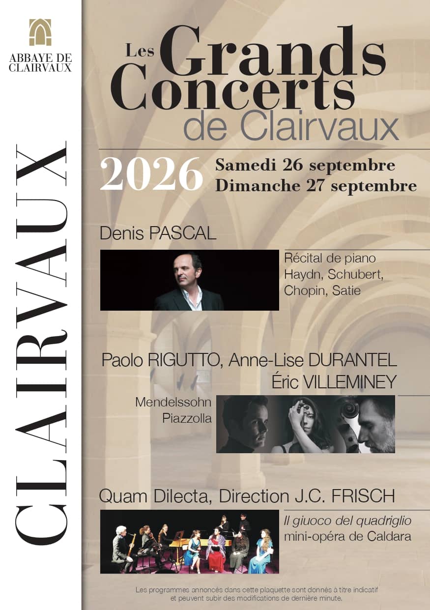 Illustration de l'événement : Les Grands Concerts de Clairvaux