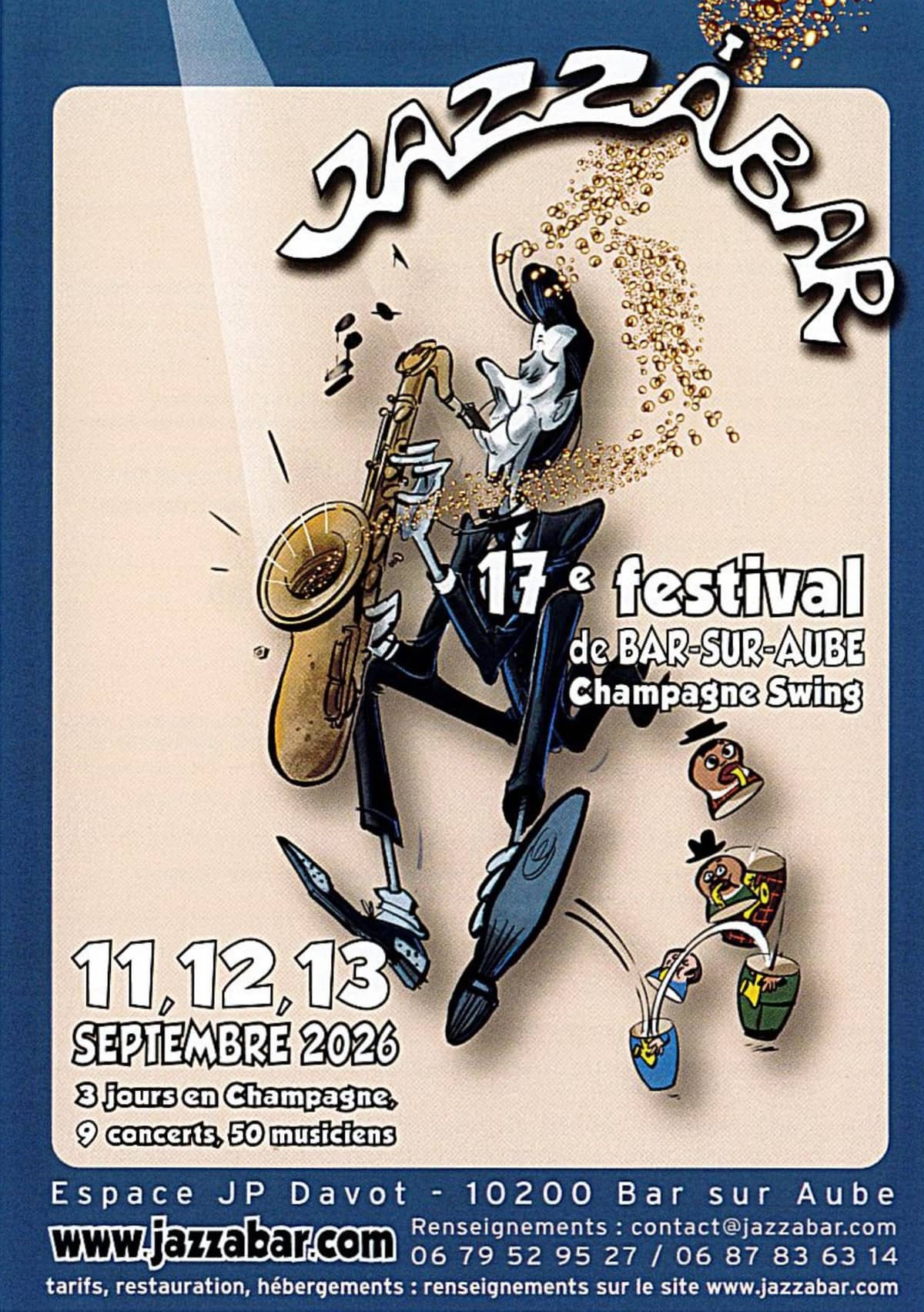 Illustration de l'événement : 17ème Festival Jazzabar Champagne Swing