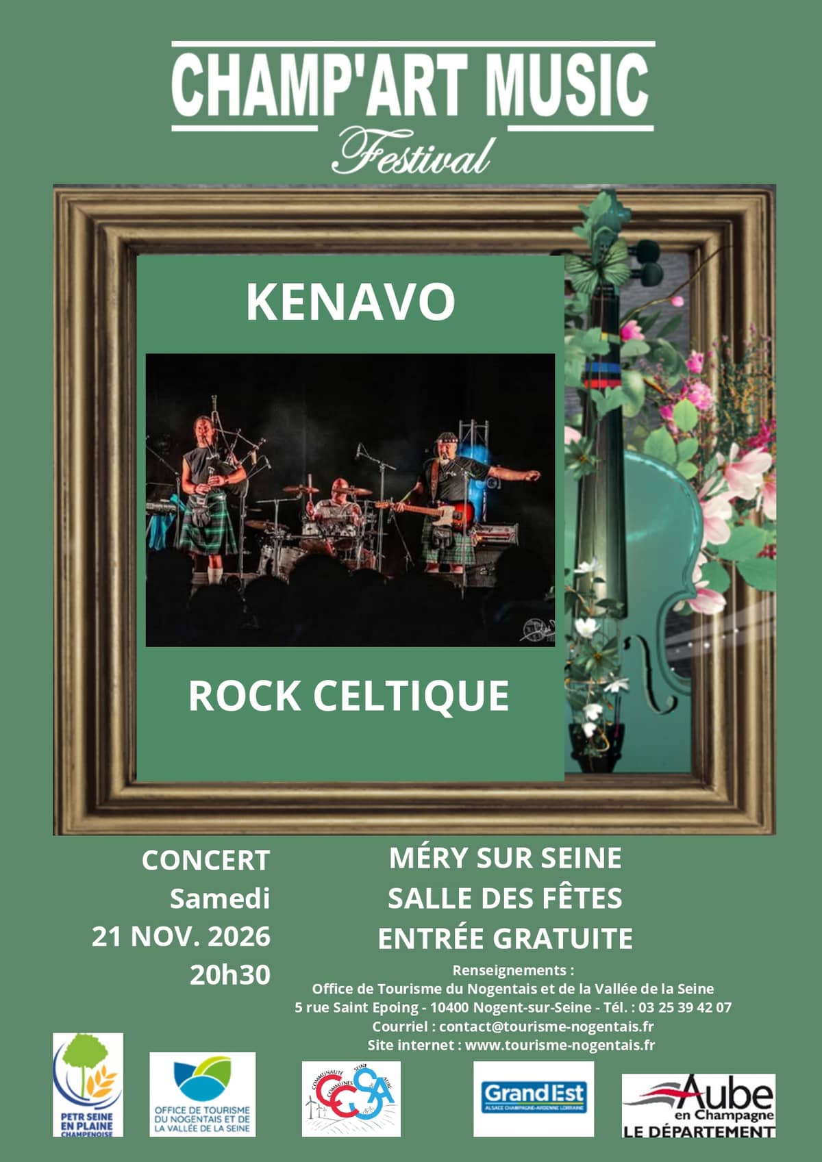 Illustration de l'événement : Champ'Art Music Festival à la Salle des Fetes de Méry-sur-Seine