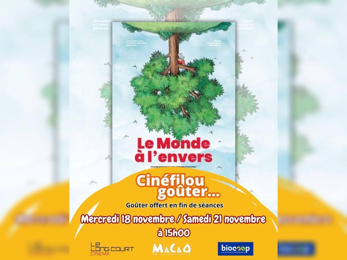 Illustration de l'événement : Cinéfilou Goûter "Le monde à l'envers"