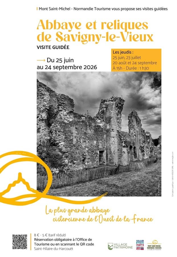 Illustration de l'événement : A la découverte de l'Abbaye de Savigny-le-Vieux