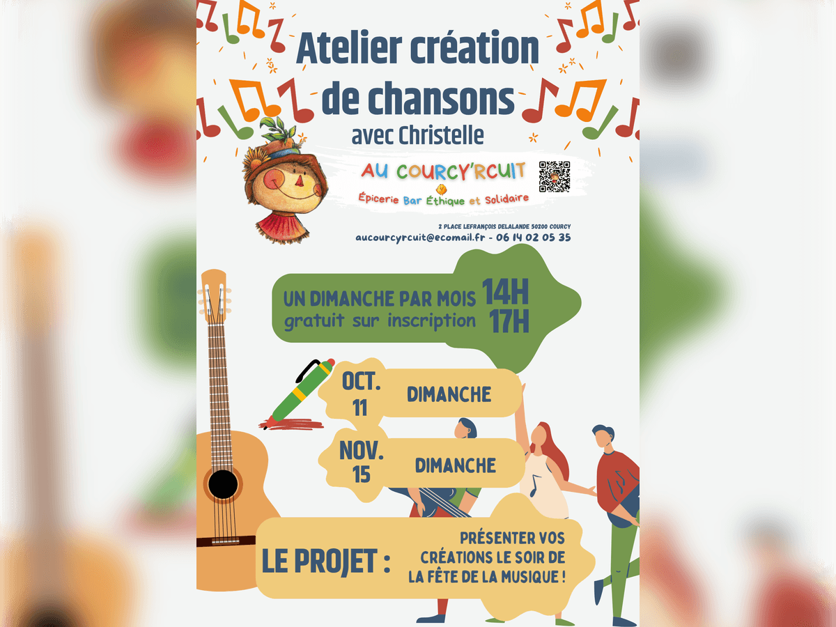 Illustration de l'événement : Atelier création de chansons