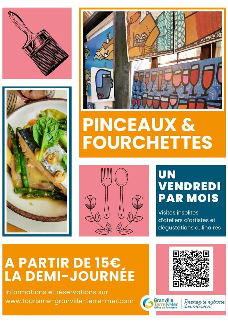 Illustration de l'événement : Visites insolites : Pinceaux et Fourchettes