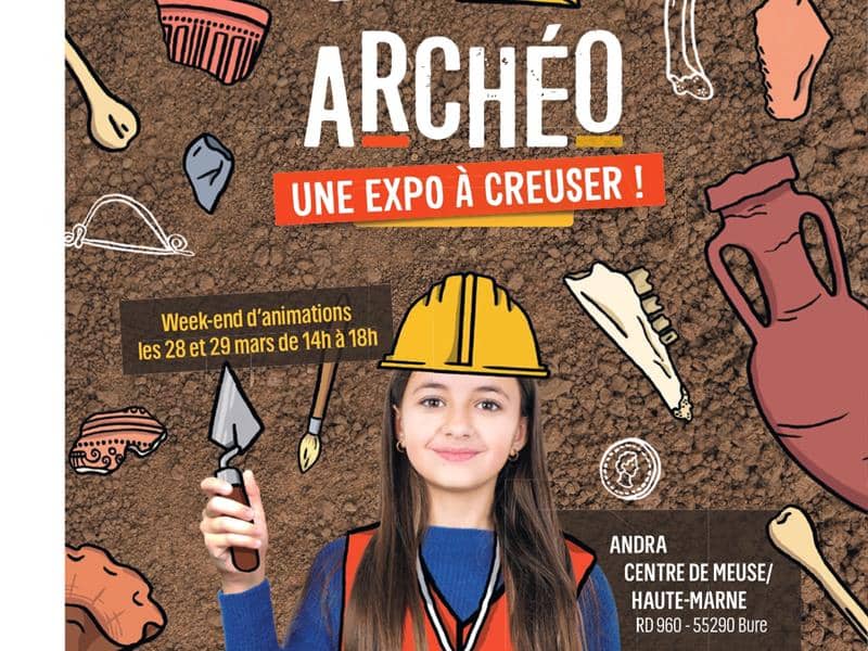Illustration de l'événement : Exposition - Archéo, une expo à creuser !