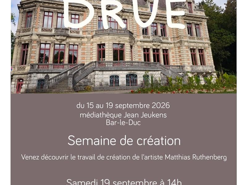 Illustration de l'événement : Semaine de création - Demeure drue