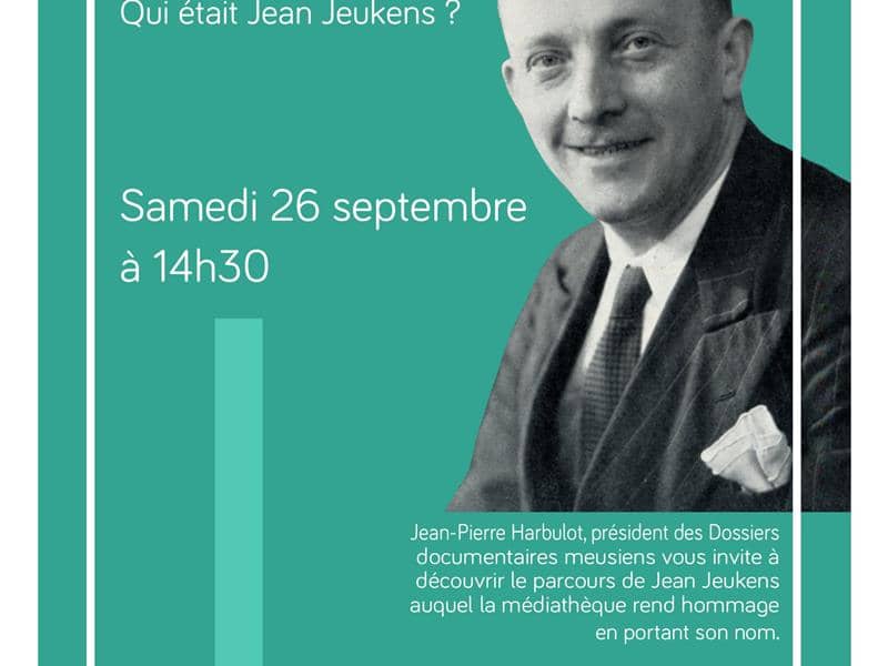 Illustration de l'événement : Conférence - Qui était Jean Jeukens ?