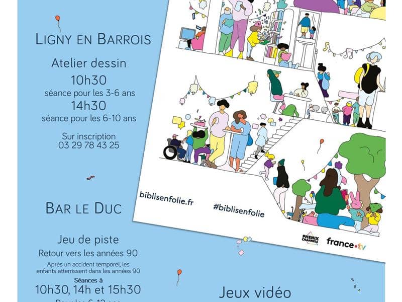 Illustration de l'événement : Biblis en folie - Jeu de piste : retour vers les années 90