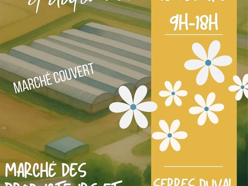 Illustration de l'événement : Marché d'automne aux Serres Duval