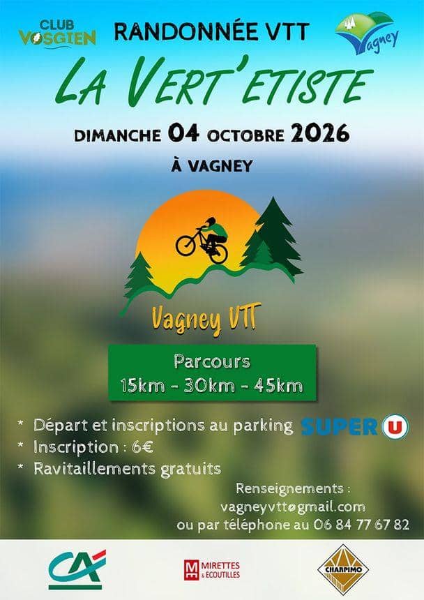 Illustration de l'événement : Rando VTT la Vert'Étiste