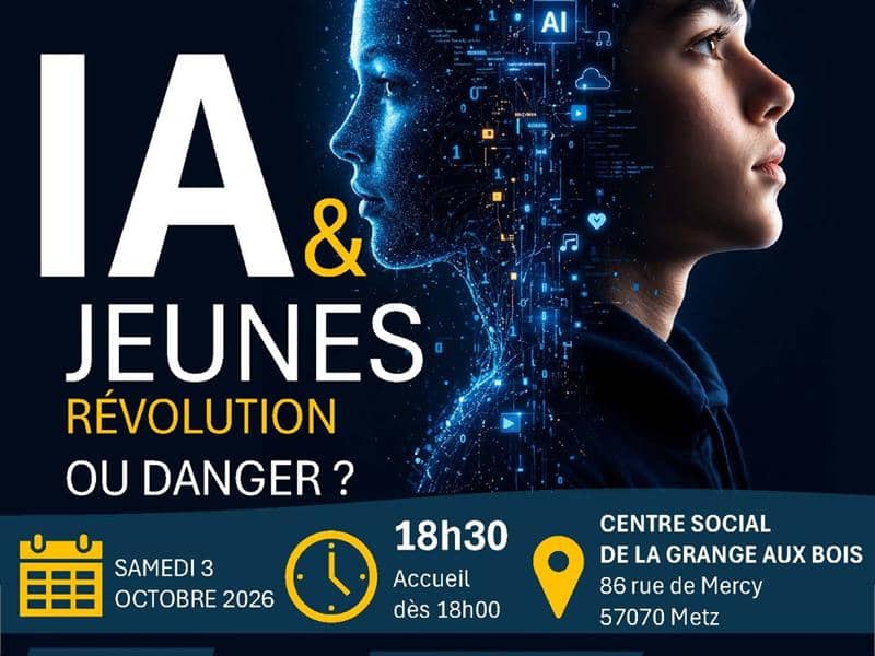 Illustration de l'événement : IA & jeunes : Révolution ou danger ?