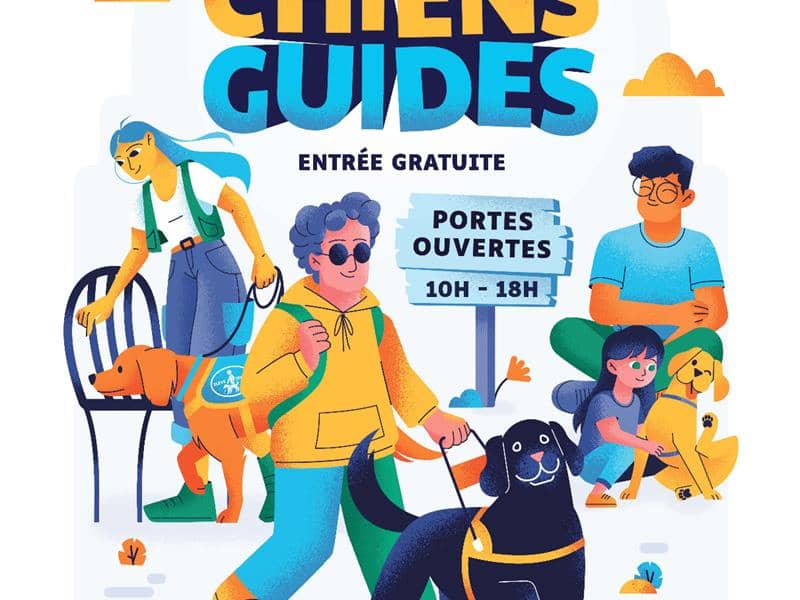 Illustration de l'événement : Journée des chiens guides - Portes ouvertes à Woippy !