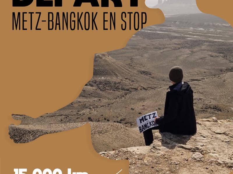 Illustration de l'événement : Ciné-débat - (S)Top départ : de Metz à Bangkok en stop