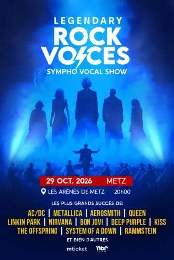 Illustration de l'événement : Spectacle - Legendary Rock Voices