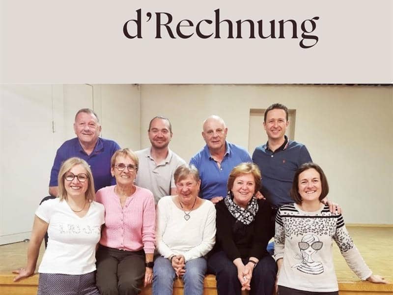 Illustration de l'événement : Théâtre en Platt - E strich durch d'rechnung