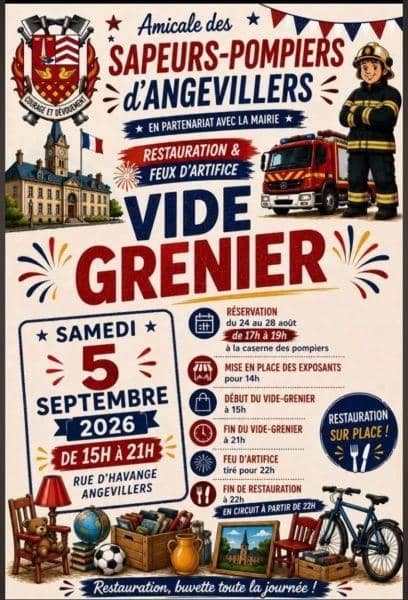 Illustration de l'événement : Vide-grenier de l'Amicale des Sapeurs-Pompiers