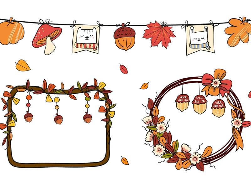 Illustration de l'événement : Décorations d'automne
