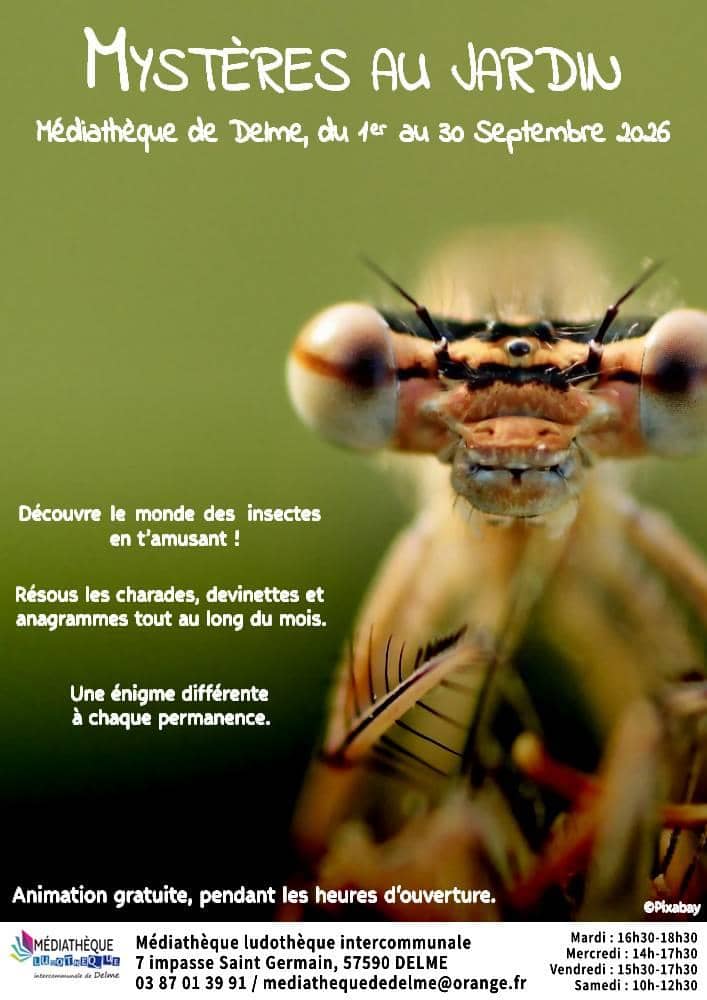 Illustration de l'événement : Mystères au jardin