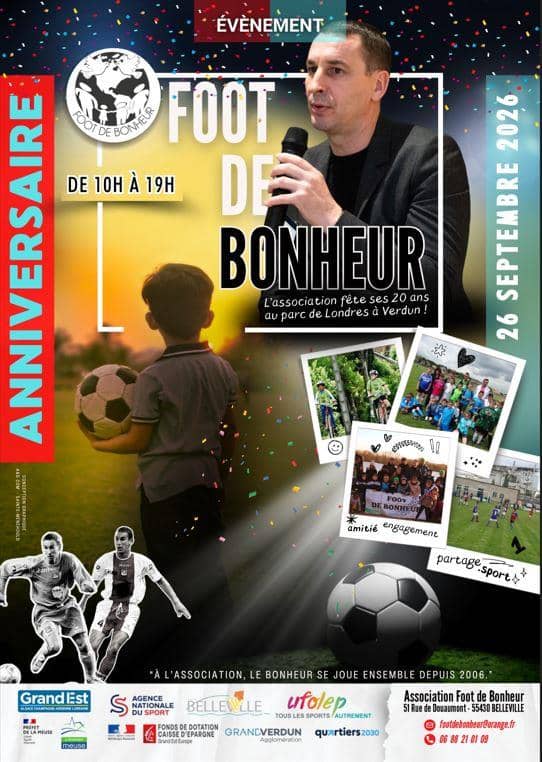 Illustration de l'événement : Les 20 ans de l'association Foot de Bonheur