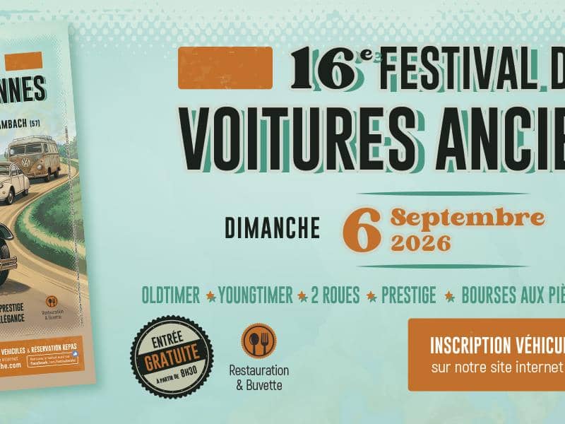 Illustration de l'événement : Festival de voitures anciennes