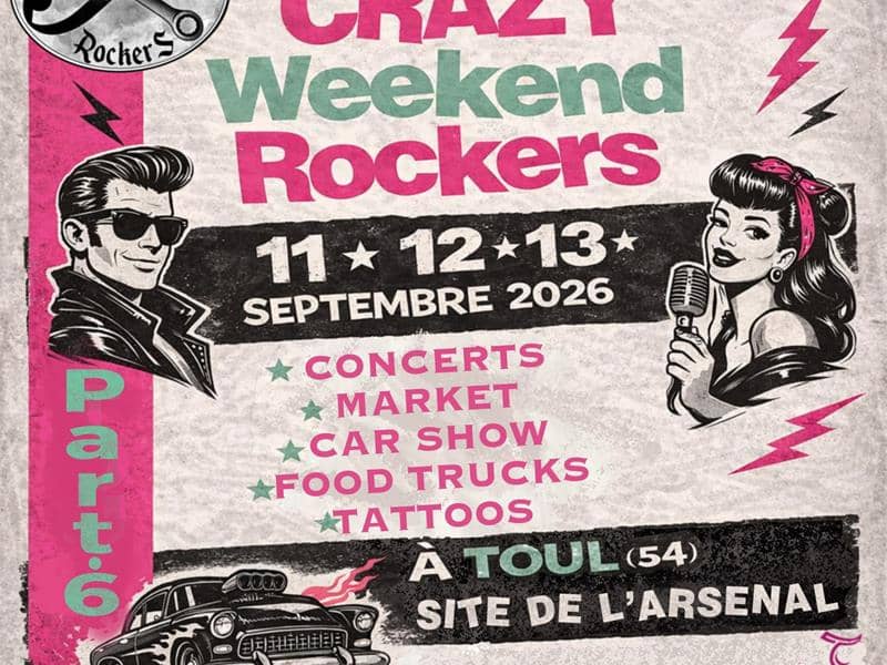 Illustration de l'événement : Concert Crazy Week-end Rockers VI