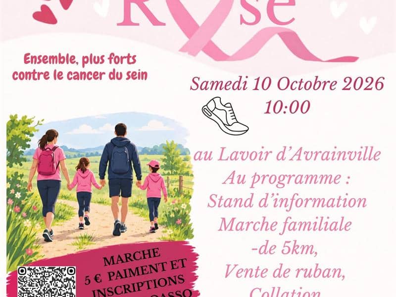 Illustration de l'événement : Marche Octobre Rose - Avrainville