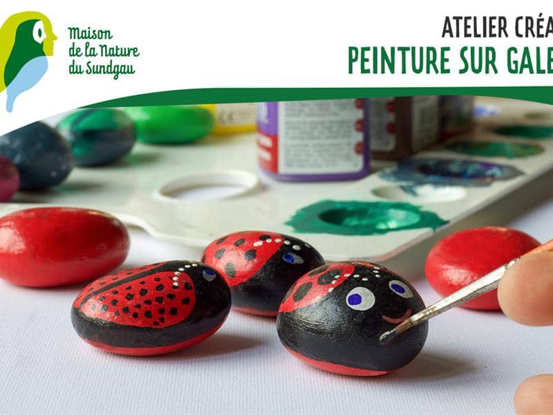 Illustration de l'événement : Atelier créatif - Peinture sur galets- À partir de 6 ans