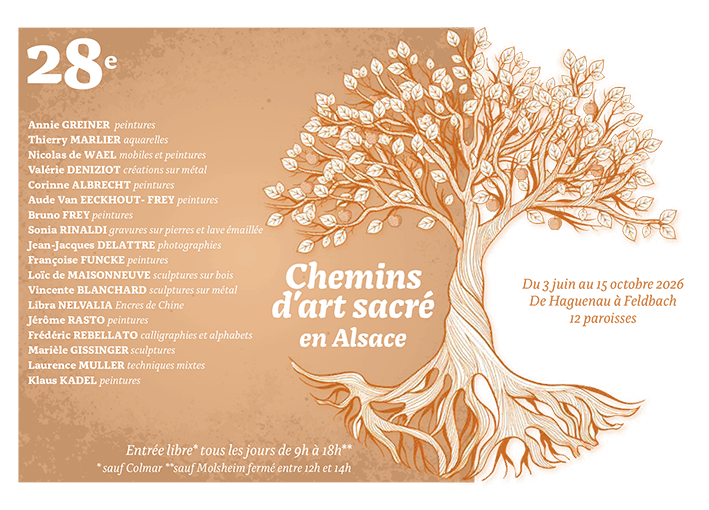 Illustration de l'événement : Chemins d'art sacré en Alsace - 28 ans d'art contemporain dans les églises