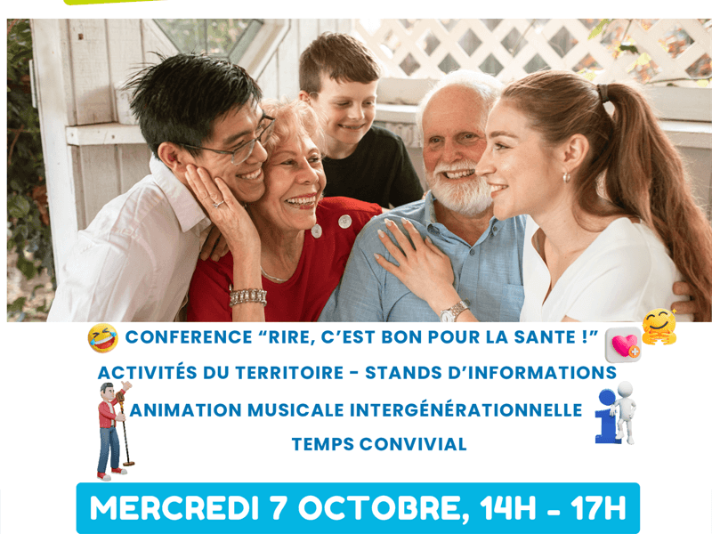 Illustration de l'événement : Conférence: Rire entre générations