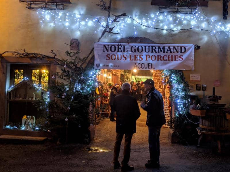 Illustration de l'événement : Noël gourmand sous les porches