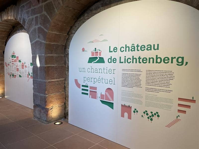 Illustration de l'événement : Exposition - Le château de Lichtenberg, un chantier perpétuel