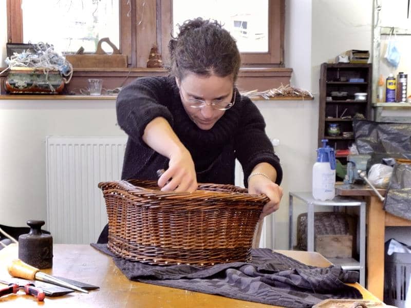 Illustration de l'événement : Visite commentée de l'atelier de vannerie