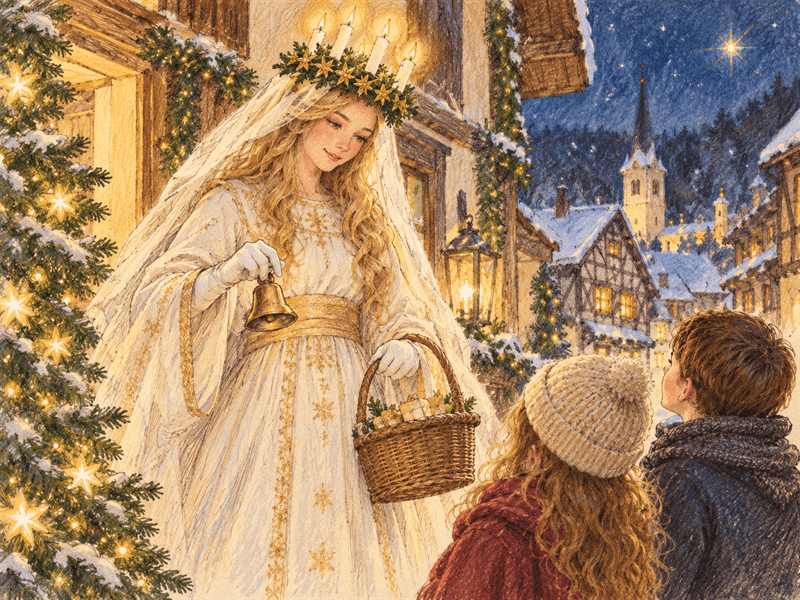 Illustration de l'événement : Balade contée « S’Christkindel kommt - La venue du Christkind »