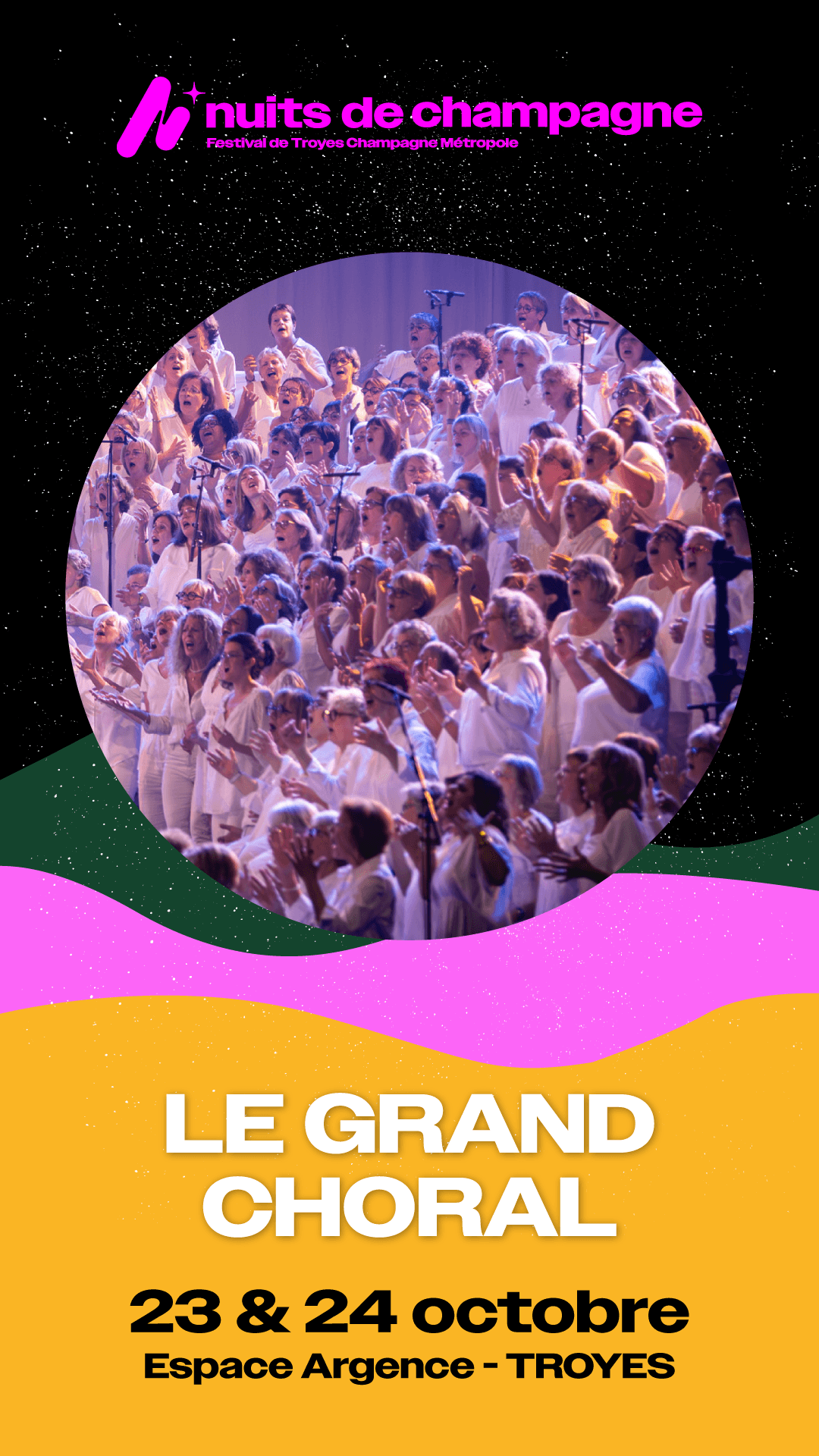 Illustration de l'événement : Nuits de Champagne // Le Grand Choral - Sauver l'amour