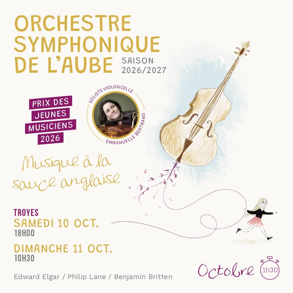 Illustration de l'événement : Orchestre Symphonique de l'Aube - Musique à la sauce anglaise