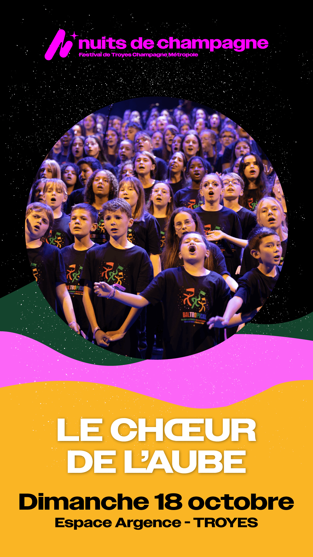 Illustration de l'événement : Nuits de Champagne // Le Chœur de l'Aube