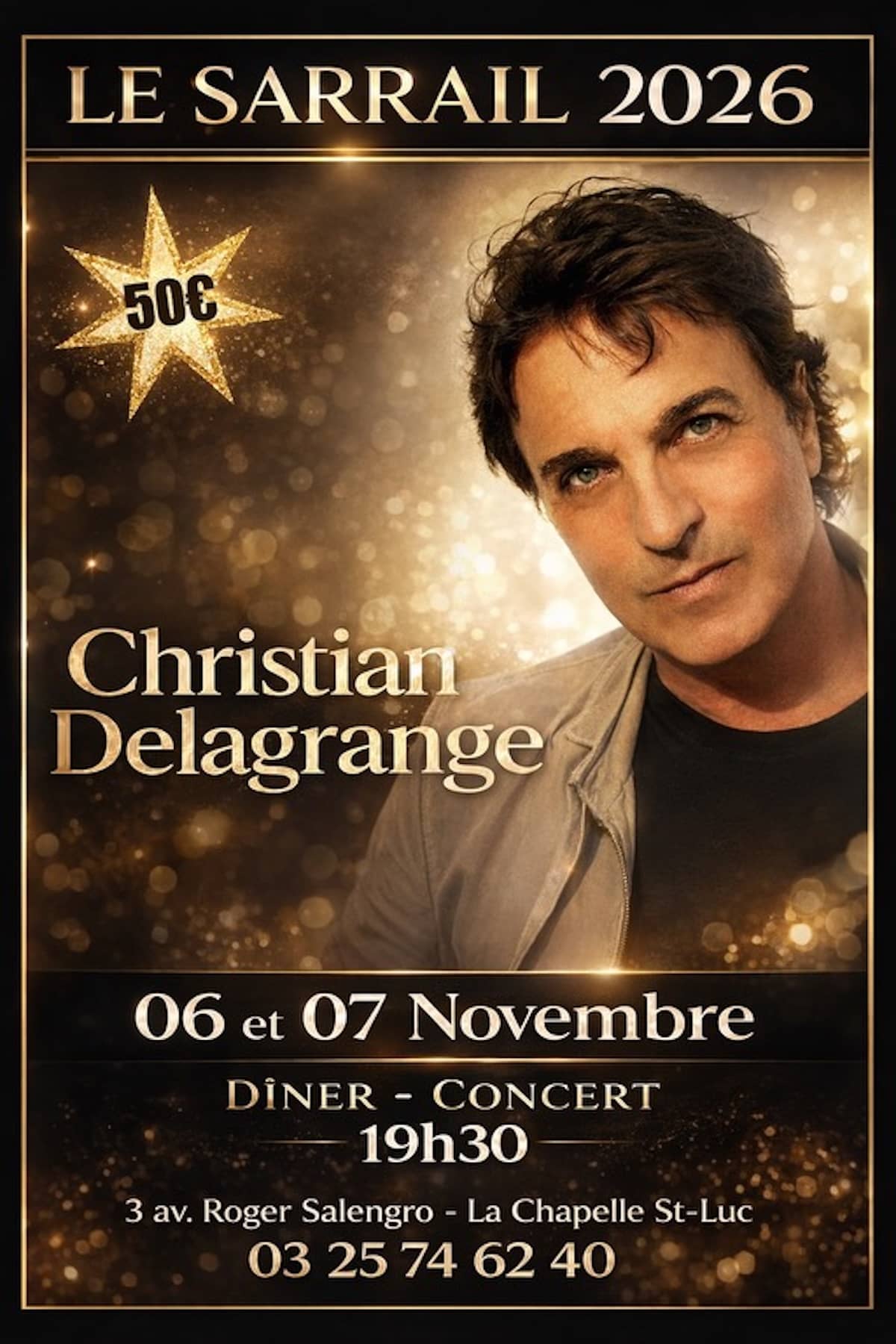 Illustration de l'événement : Soirées exceptionnelles avec Christian Delagrange